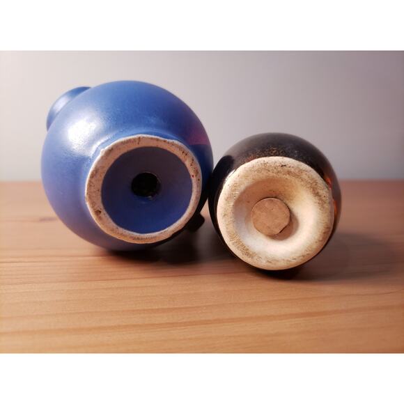 Vintage MCM Eva Zeisel Red Wing Town & Country Modernist SCHMOO S&P Shakers - Picture 5 of 5